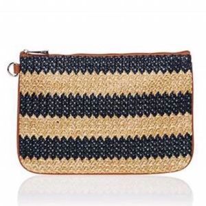 Thirty Tne Rubie Mini Striped Straw NWT